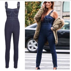 NWT WeWoreWhat Corset Overalls